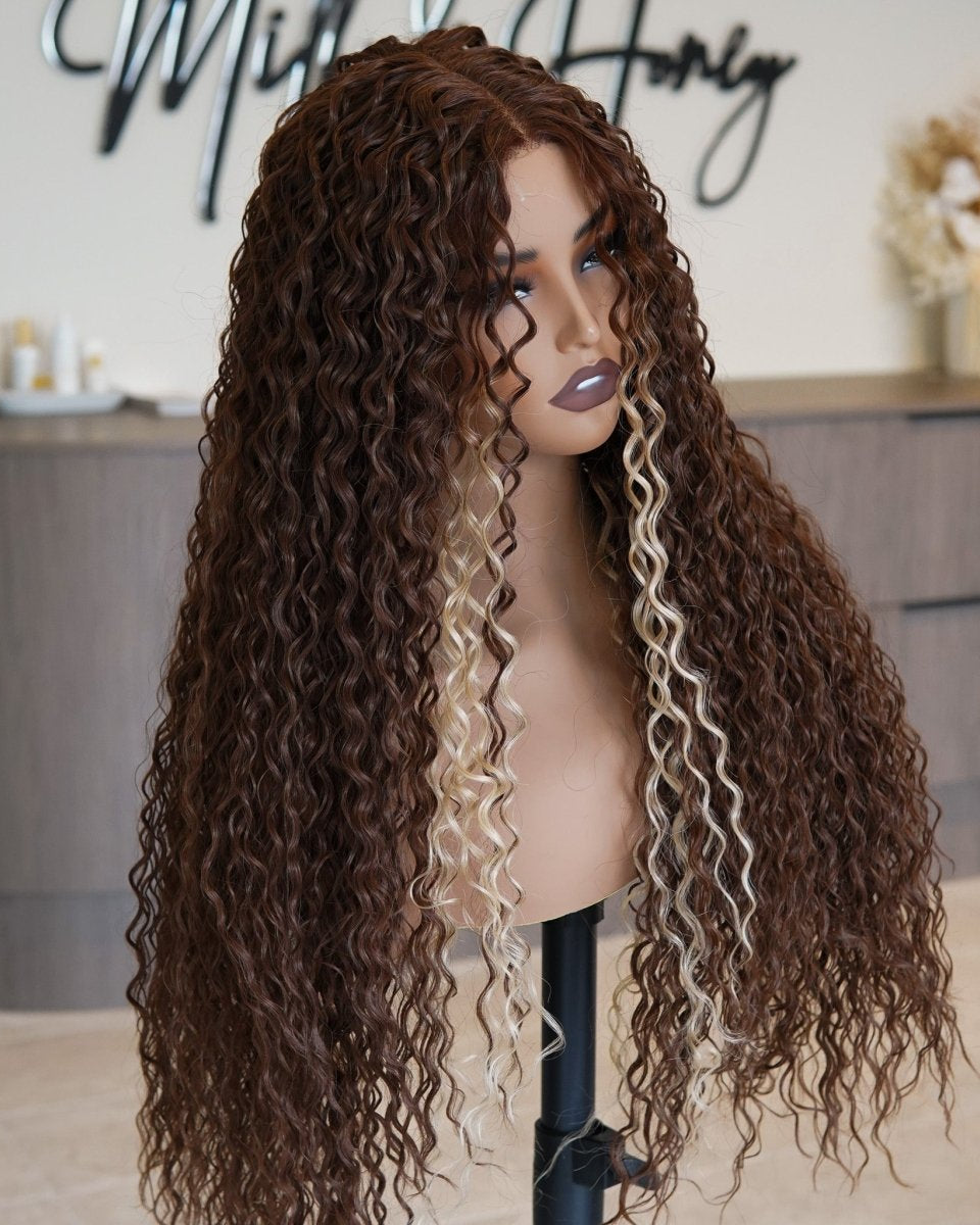 LALA Copper Ombre Lace Front Wig - Milk & Honey Wigs