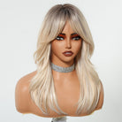 Layered Blonde Ombre Fringe Wig - MARKETPLACE - Milk & Honey Wigs