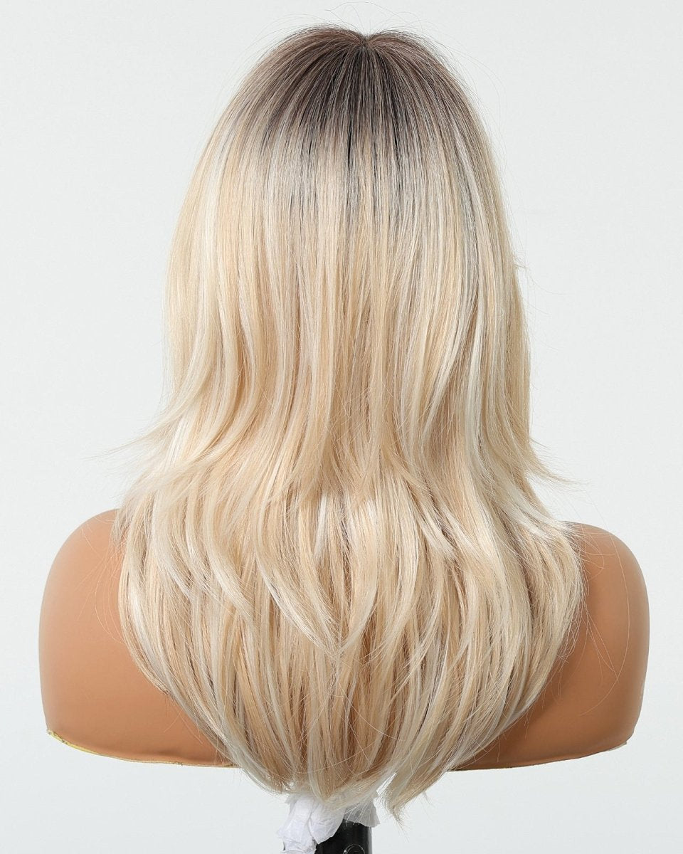 Layered Blonde Ombre Fringe Wig - MARKETPLACE - Milk & Honey Wigs