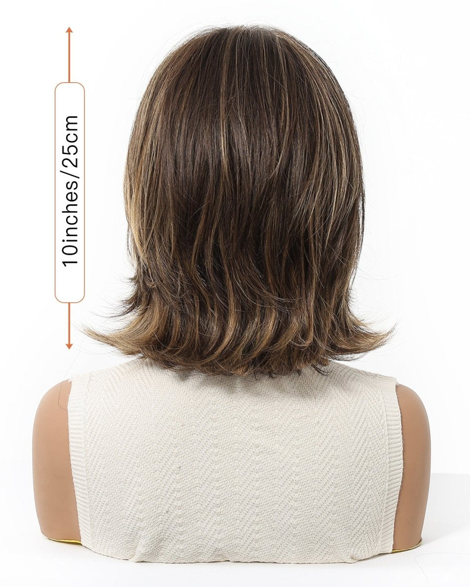 layered bob with highlights Wig - MARKETPLACE - Milk & Honey Wigs