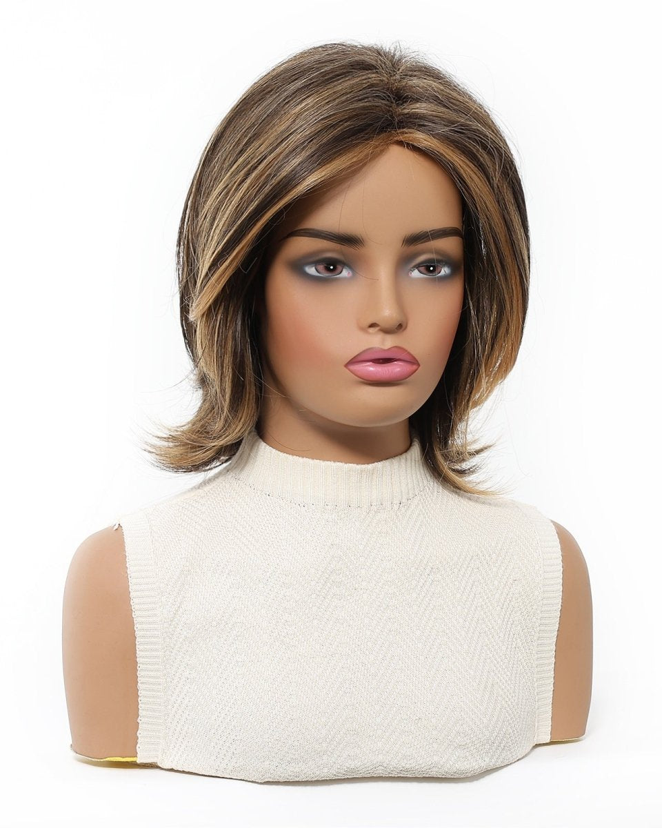 layered bob with highlights Wig - MARKETPLACE - Milk & Honey Wigs