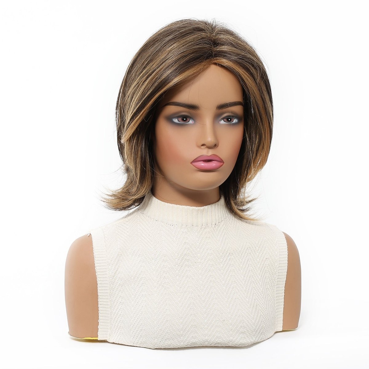 layered bob with highlights Wig - MARKETPLACE - Milk & Honey Wigs
