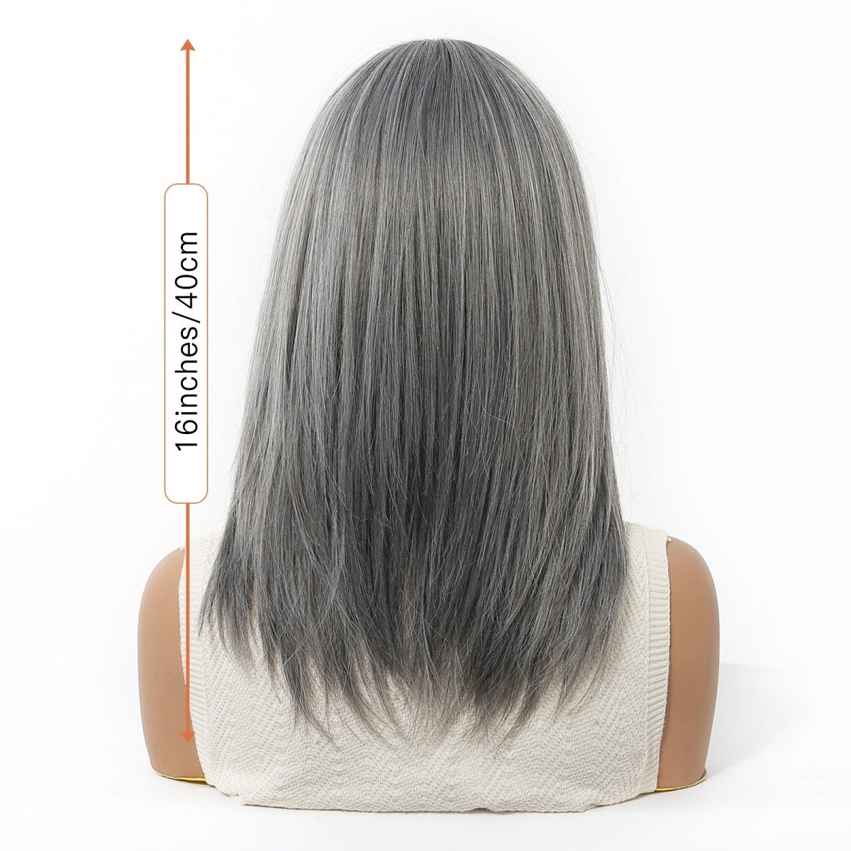 layered Natural Gray Wig - MARKETPLACE - Milk & Honey Wigs