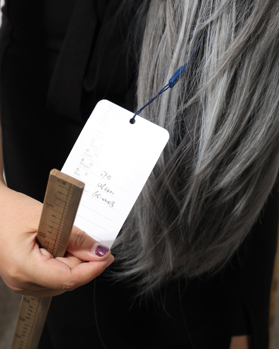 layered Natural Gray Wig - MARKETPLACE - Milk & Honey Wigs