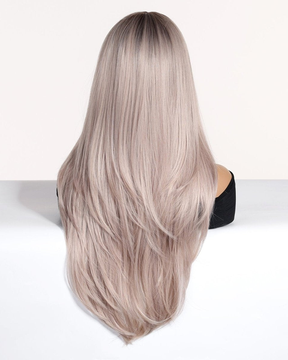Layered Silver Blonde Wig - MARKETPLACE - Milk & Honey Wigs