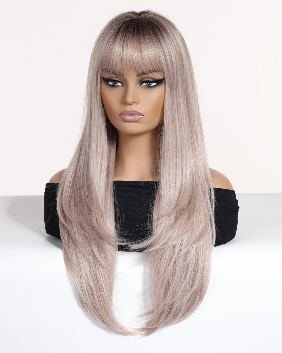 Layered Silver Blonde Wig - MARKETPLACE - Milk & Honey Wigs