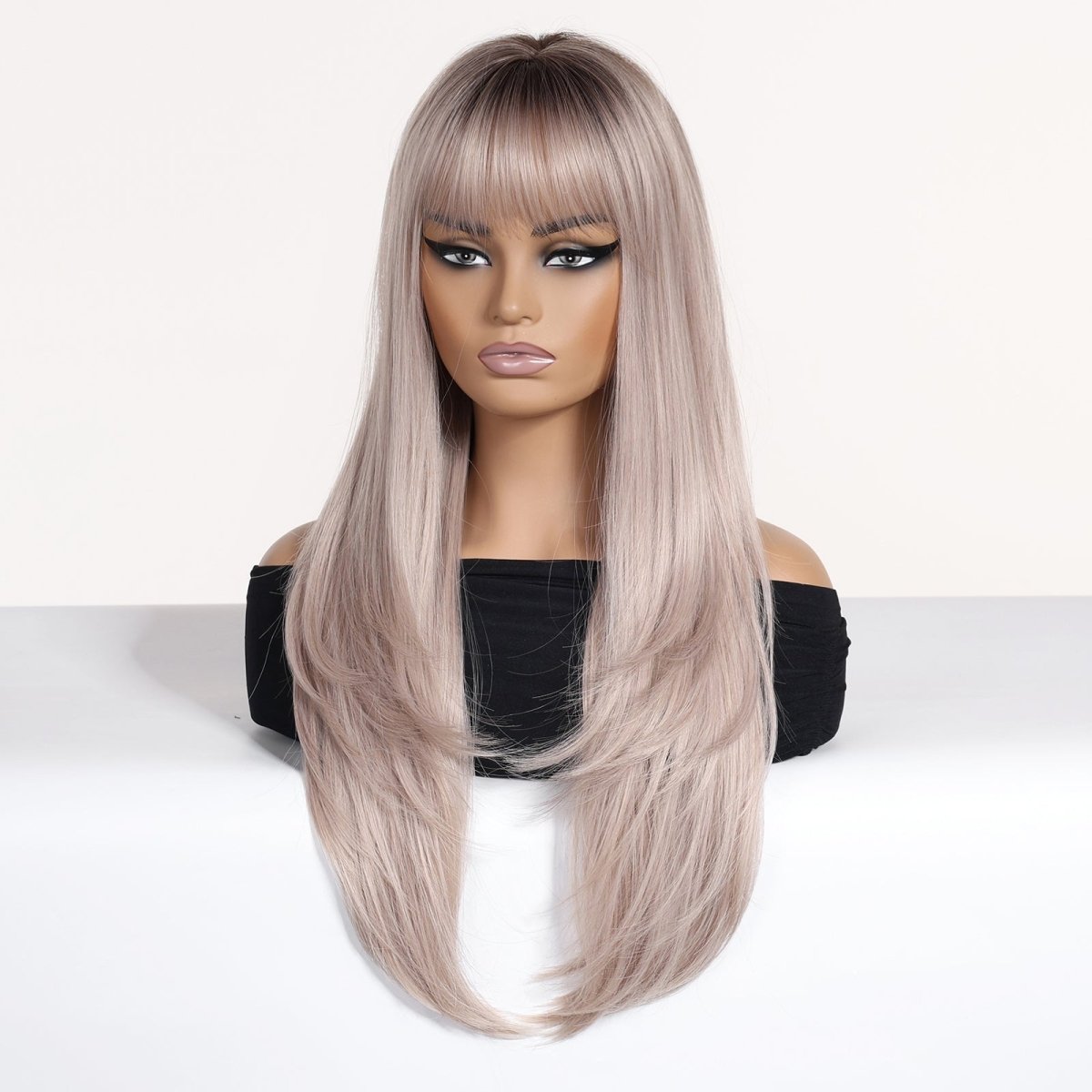 Layered Silver Blonde Wig - MARKETPLACE - Milk & Honey Wigs