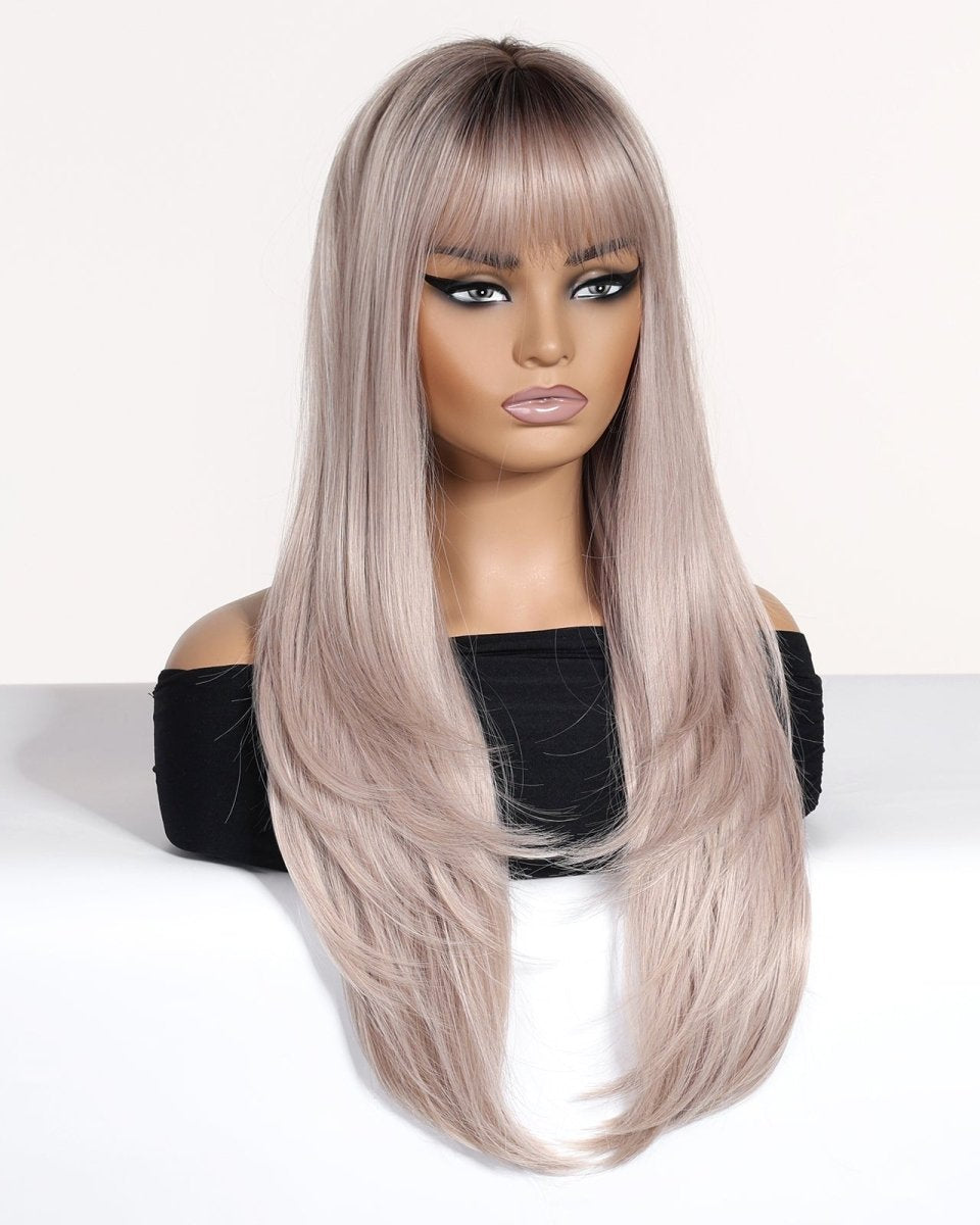 Layered Silver Blonde Wig - MARKETPLACE - Milk & Honey Wigs
