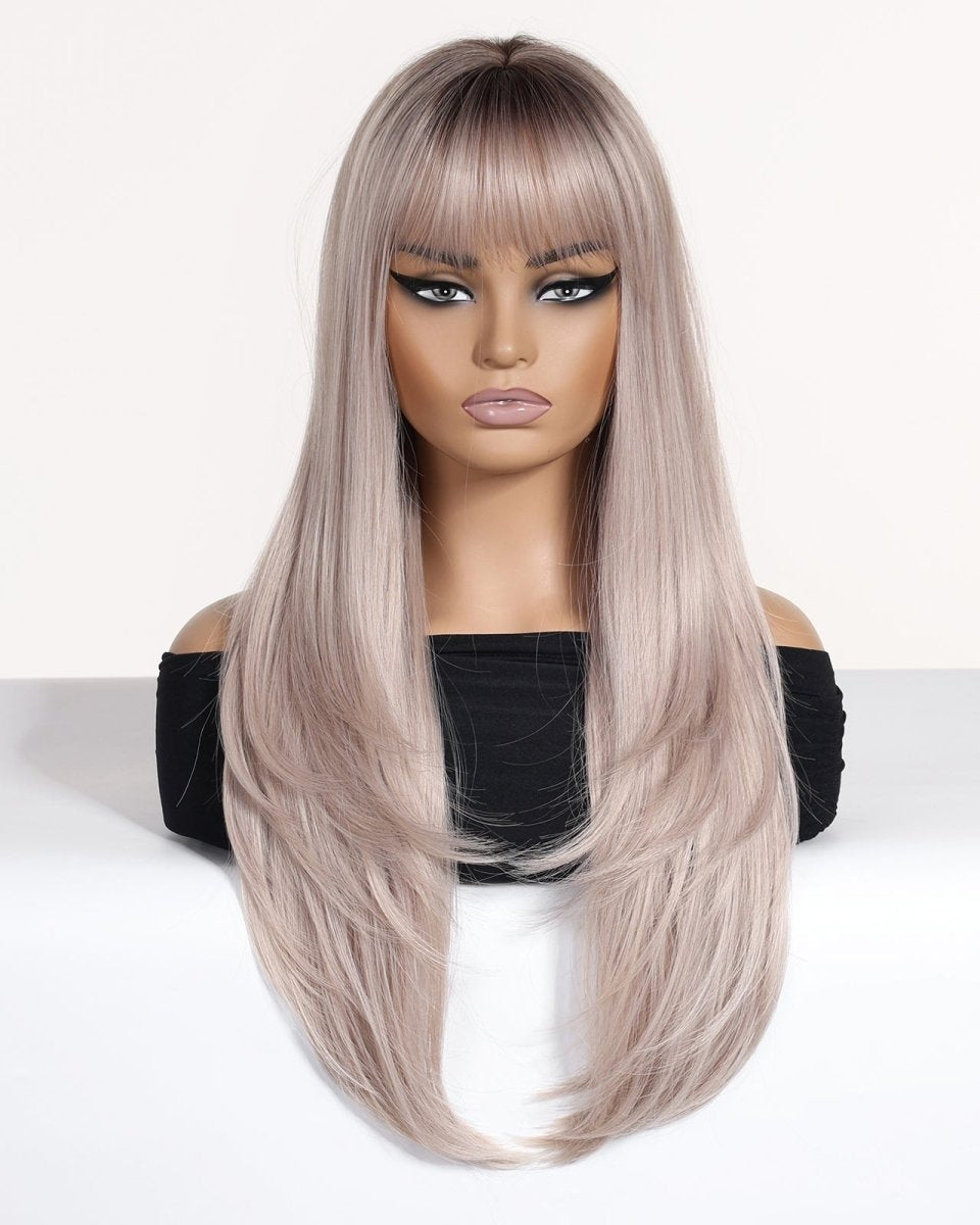 Layered Silver Blonde Wig - MARKETPLACE - Milk & Honey Wigs