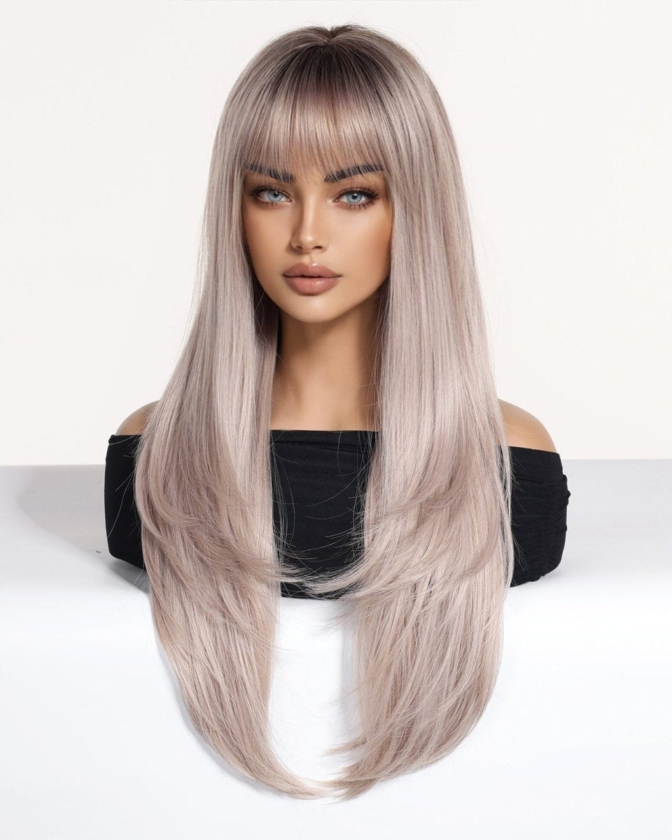 Layered Silver Blonde Wig - MARKETPLACE - Milk & Honey Wigs