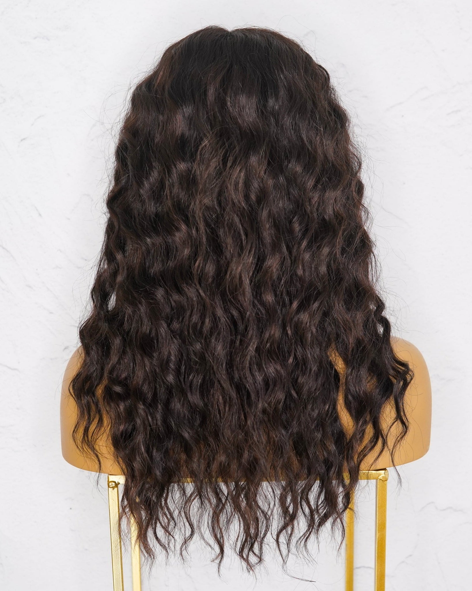 LILY 20" Dark Brown Lace Front Wig - Milk & Honey Wigs