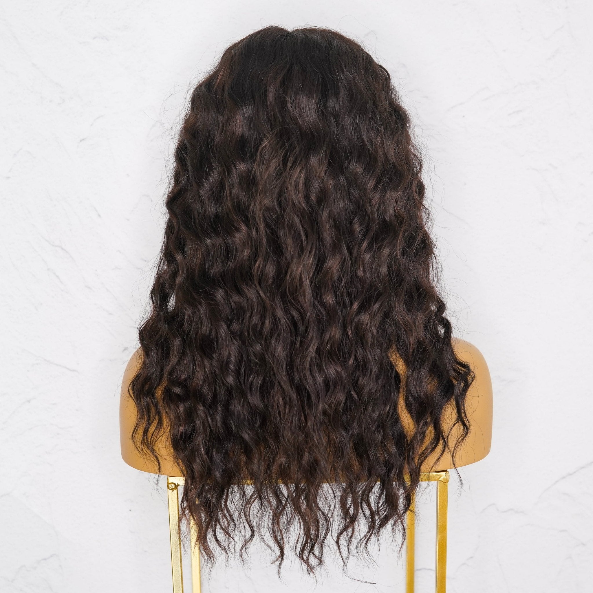 LILY 20" Dark Brown Lace Front Wig - Milk & Honey Wigs
