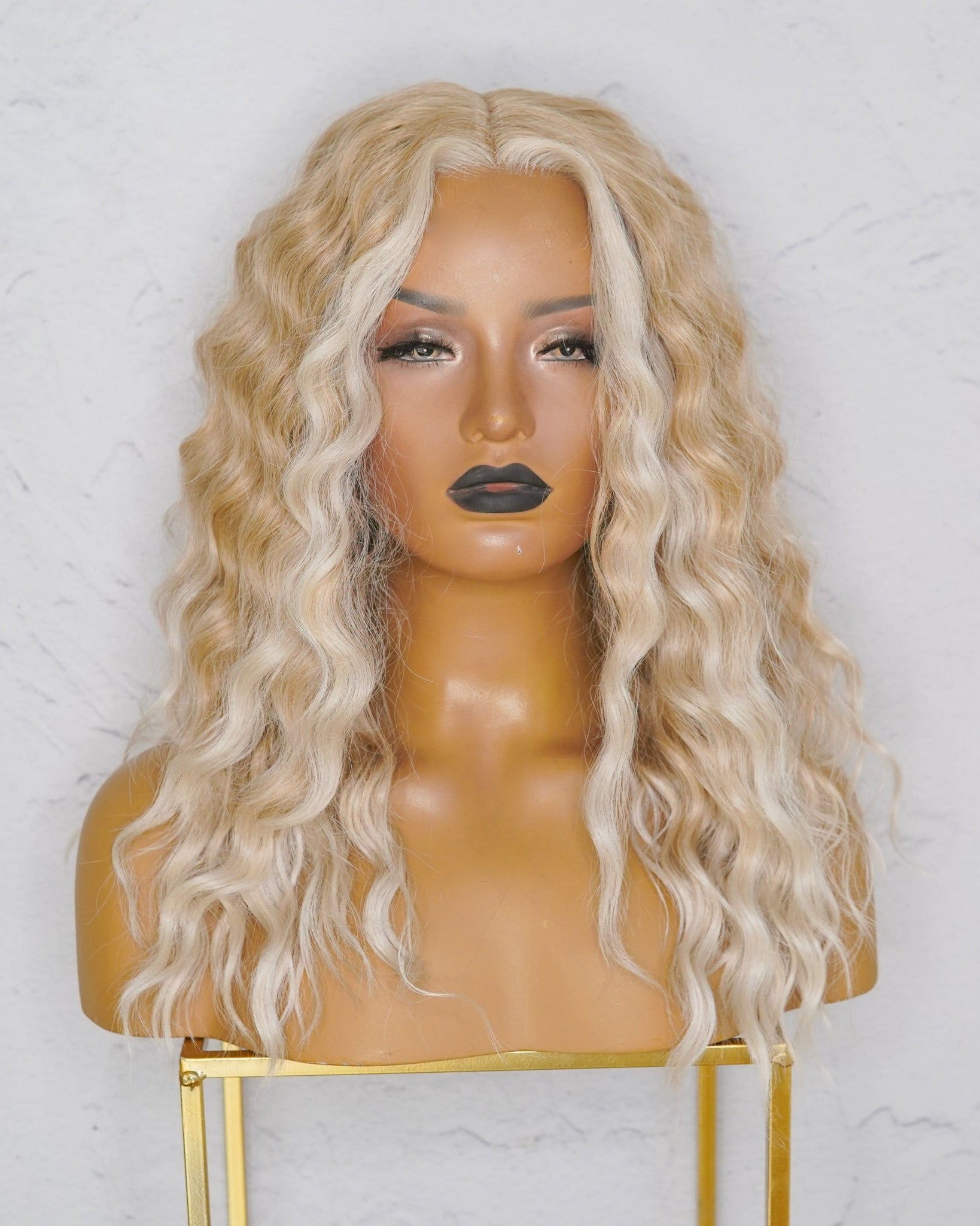 LILY 20" Frosted Blonde Lace Front Wig - Milk & Honey Wigs