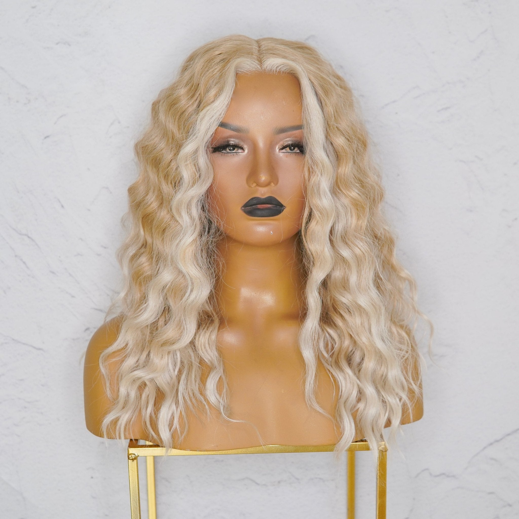 LILY 20" Frosted Blonde Lace Front Wig - Milk & Honey Wigs
