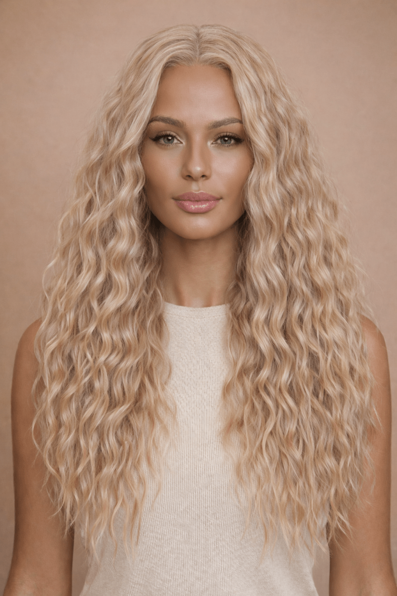 LILY - Beach Blonde - Lace Front Wig - Milk & Honey Wigs