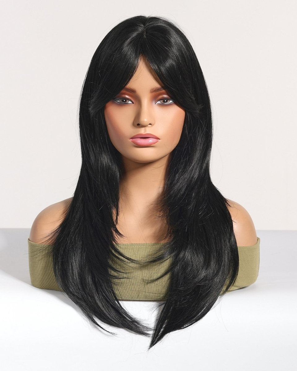 Long Layered Black Wig - MARKETPLACE - Milk & Honey Wigs