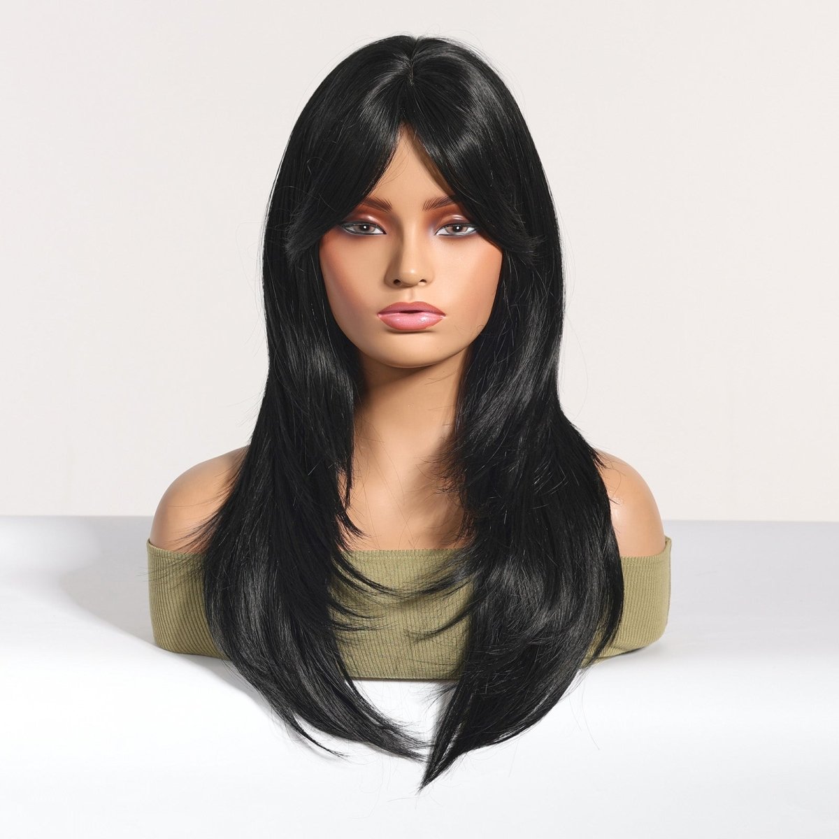 Long Layered Black Wig - MARKETPLACE - Milk & Honey Wigs