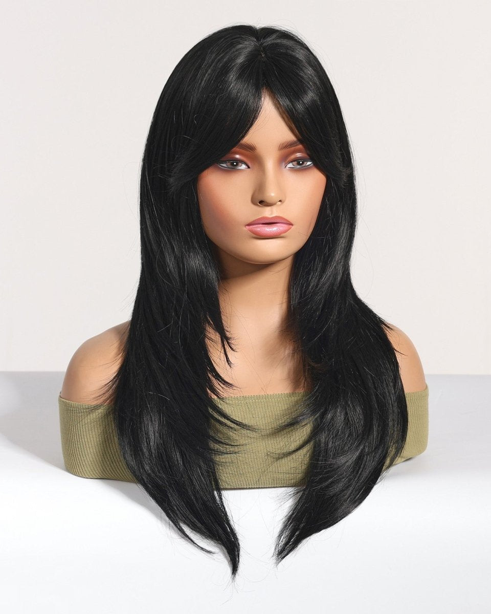 Long Layered Black Wig - MARKETPLACE - Milk & Honey Wigs