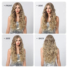 Long Natural Brown Synthetic Curly Wig - MARKETPLACE - Milk & Honey Wigs