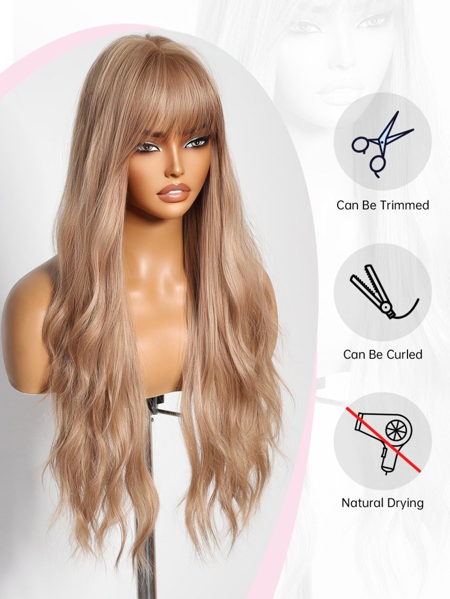 Long Wavy Blonde Wig - MARKETPLACE - Milk & Honey Wigs
