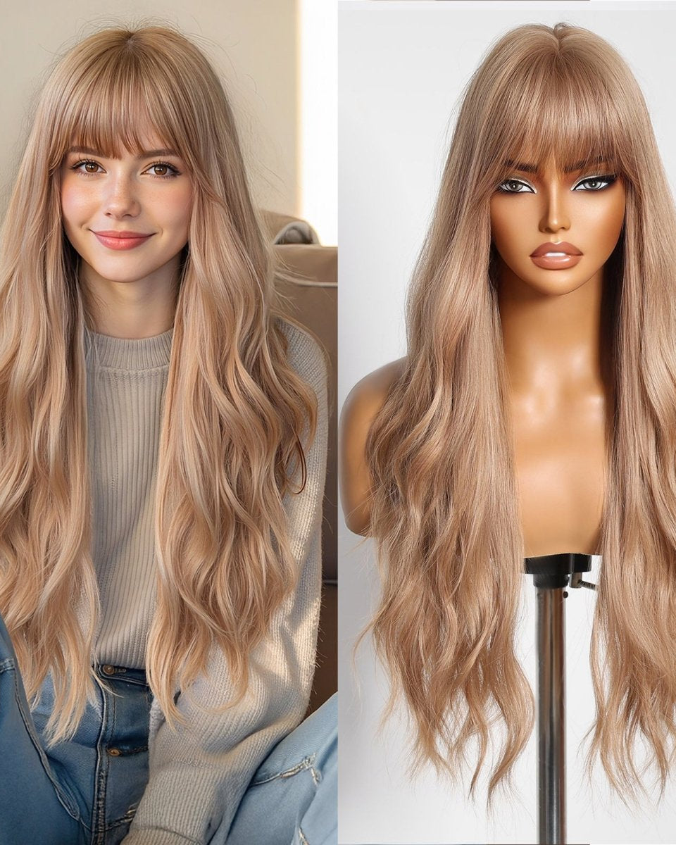 Long Wavy Blonde Wig - MARKETPLACE - Milk & Honey Wigs