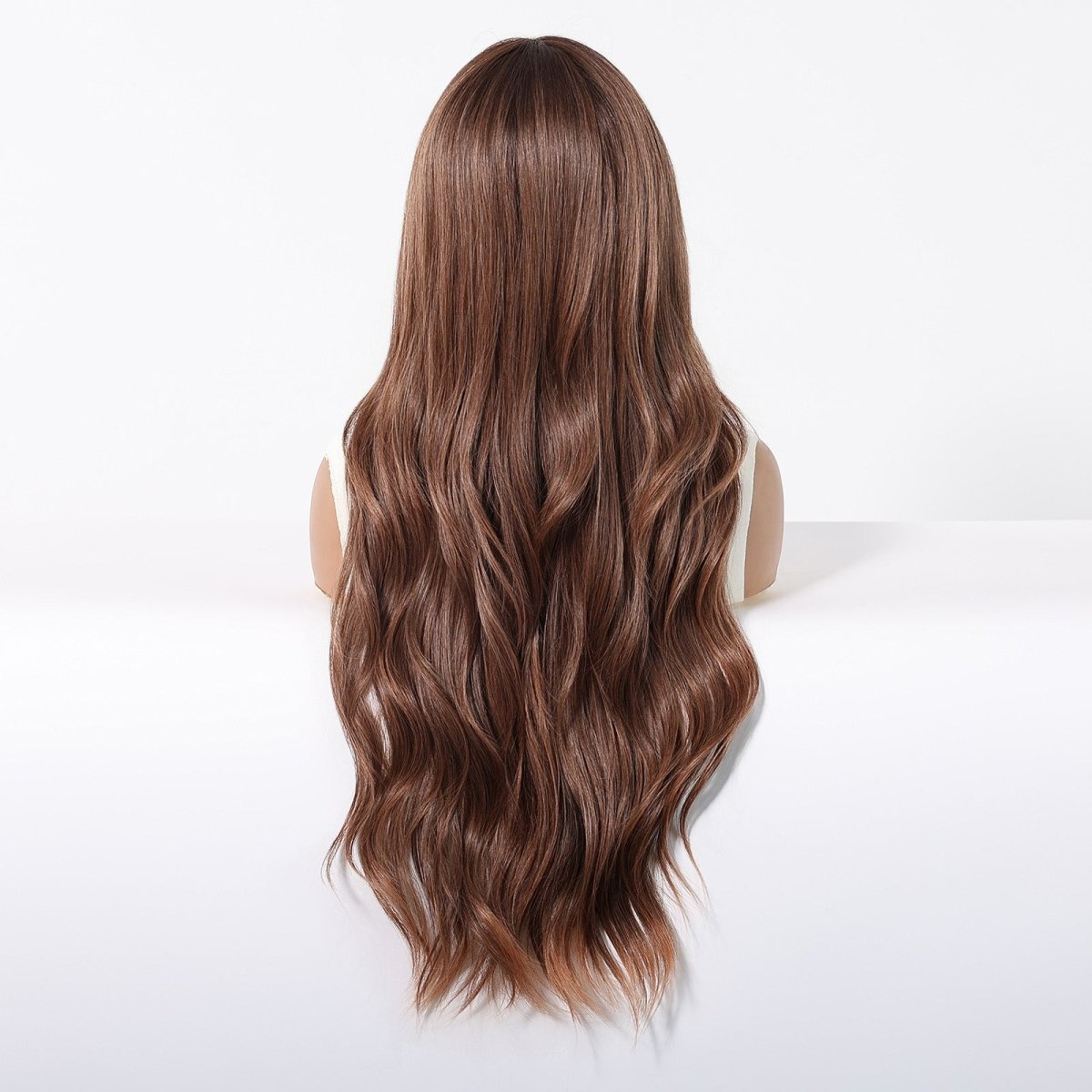 Long Wavy Chestnut Brown Wig - MARKETPLACE - Milk & Honey Wigs