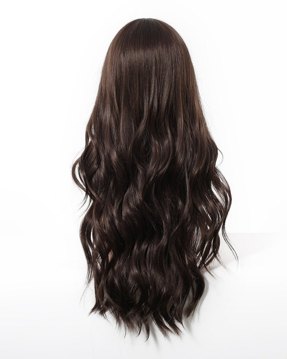 Long Wavy Dark Brown Wig - MARKETPLACE - Milk & Honey Wigs