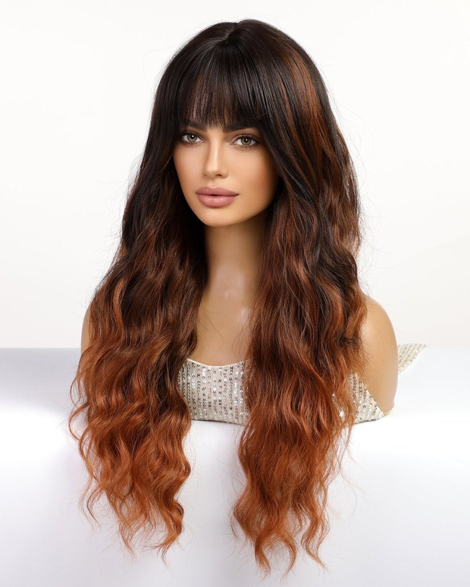 Long Wavy Ombre Wig - MARKETPLACE - Milk & Honey Wigs