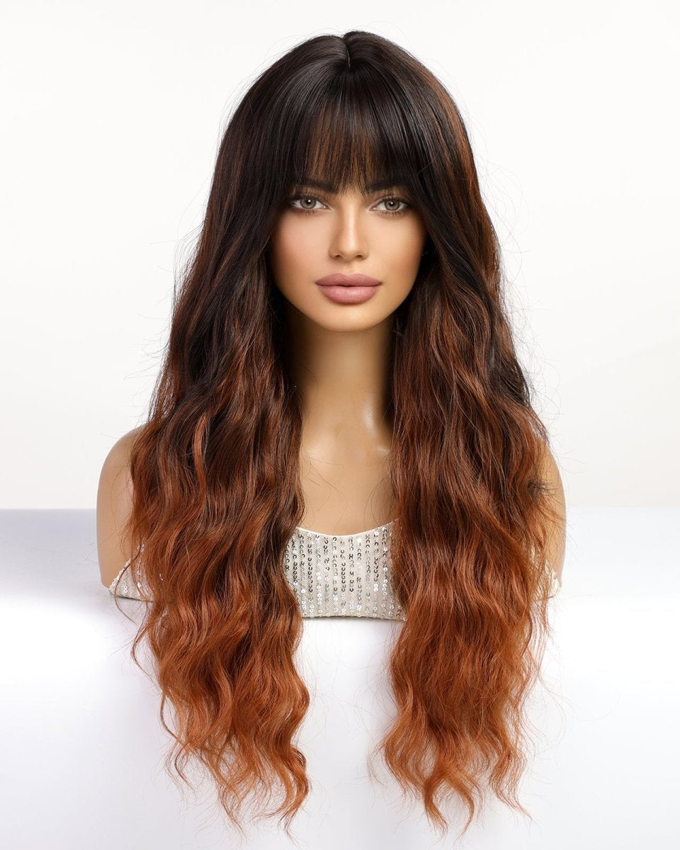 Long Wavy Ombre Wig - MARKETPLACE - Milk & Honey Wigs