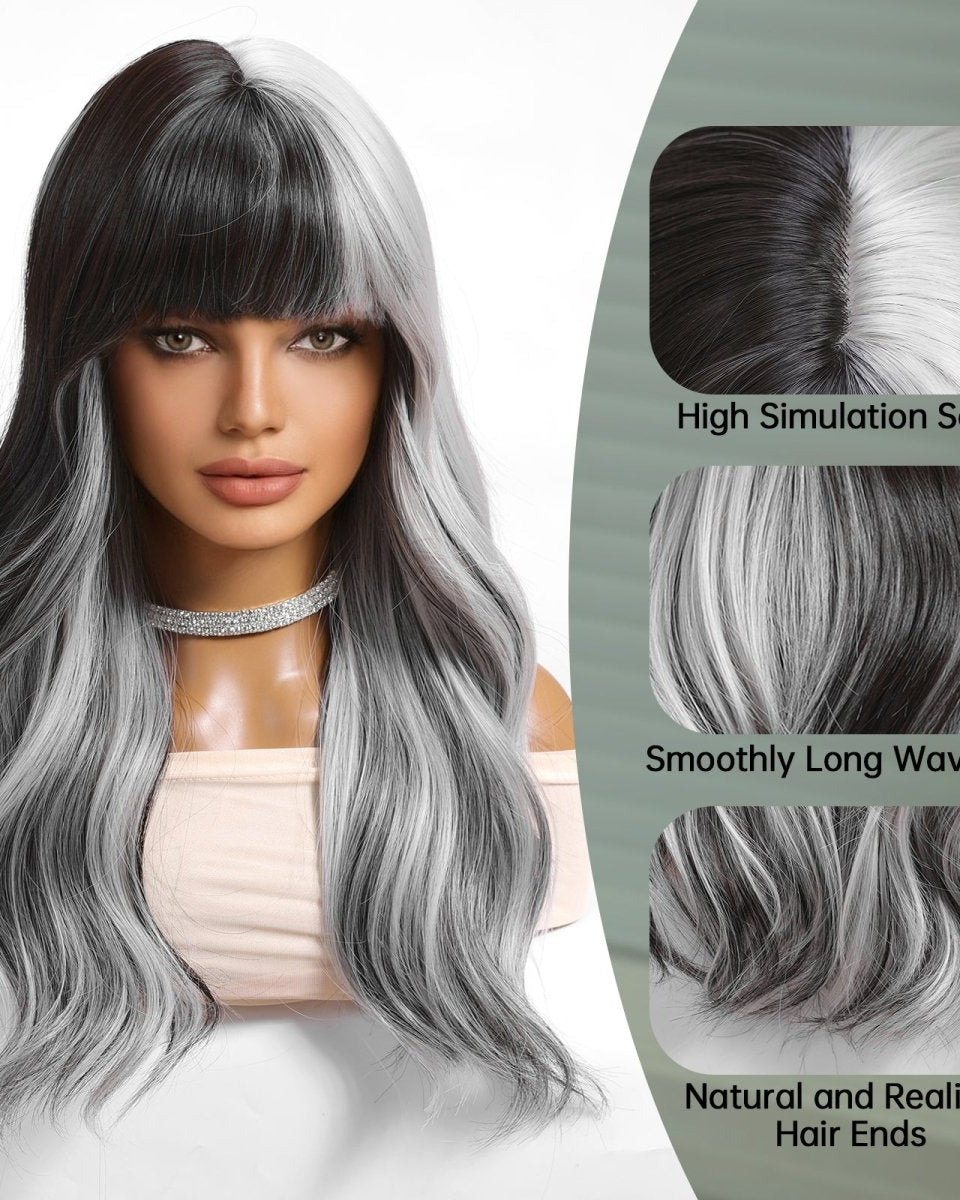 Long Wavy Ombre Wig - MARKETPLACE - Milk & Honey Wigs