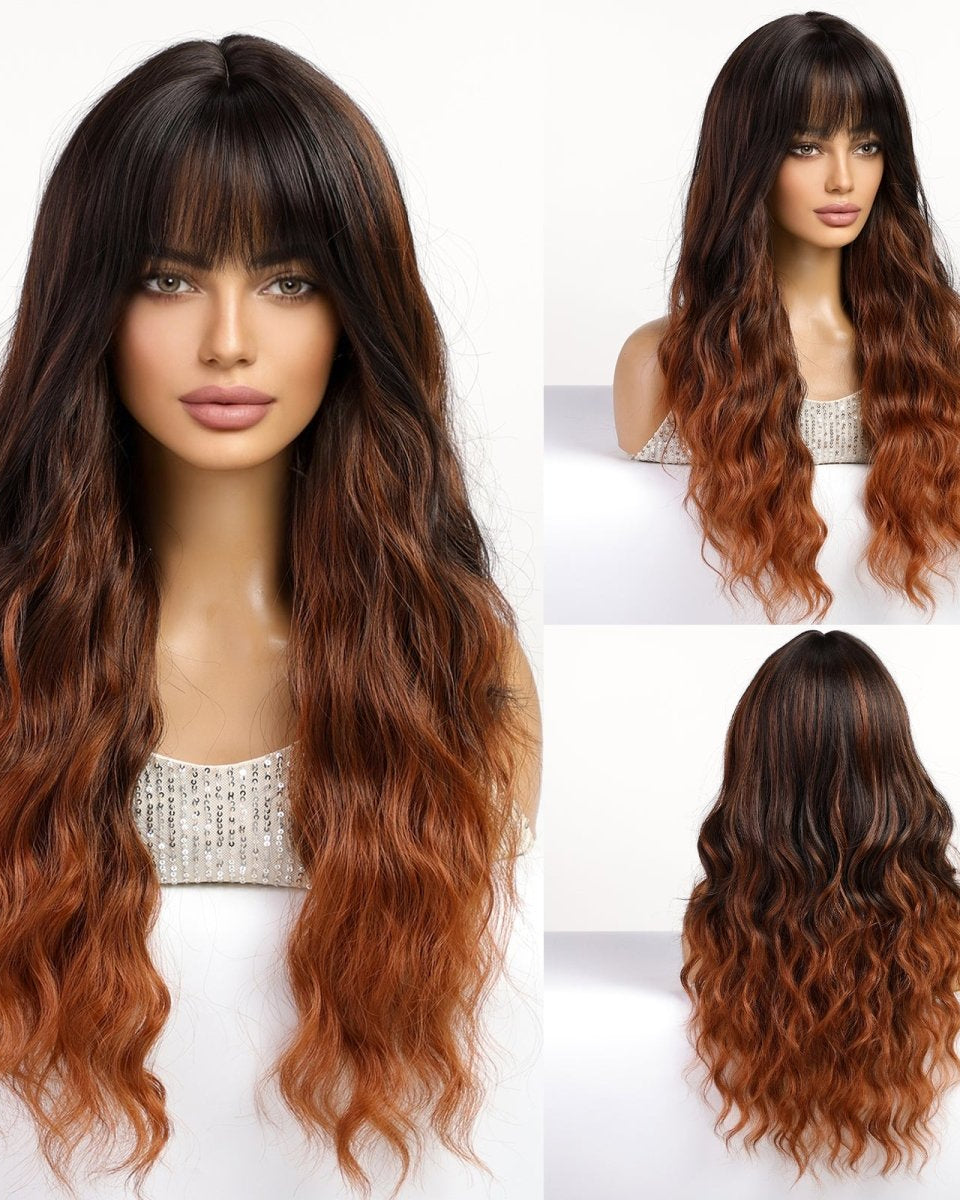 Long Wavy Ombre Wig - MARKETPLACE - Milk & Honey Wigs