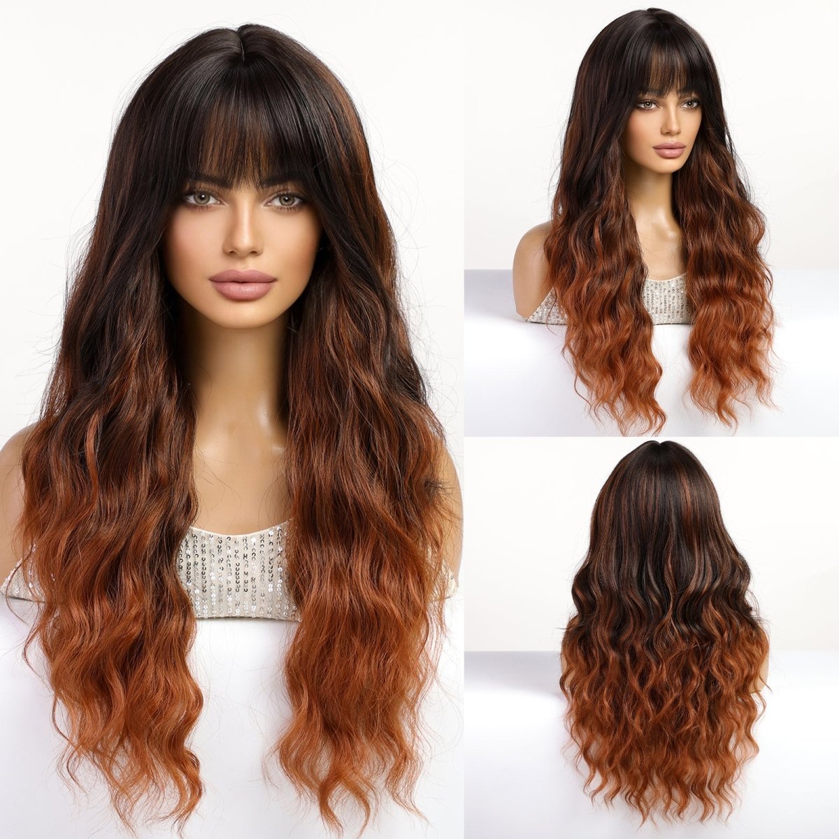 Long Wavy Ombre Wig - MARKETPLACE - Milk & Honey Wigs