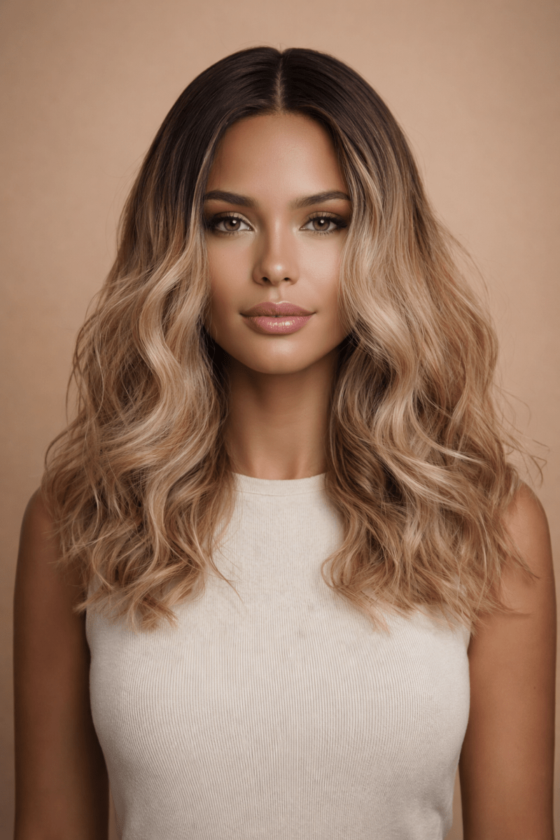 LUCY - Caramel - Lace Front Wig - Milk & Honey Wigs