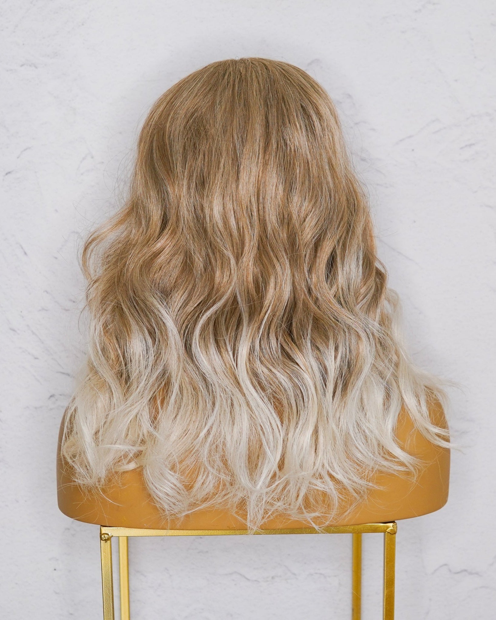 LUCY Frosted Blonde 16" Lace Front Wig - Milk & Honey Wigs