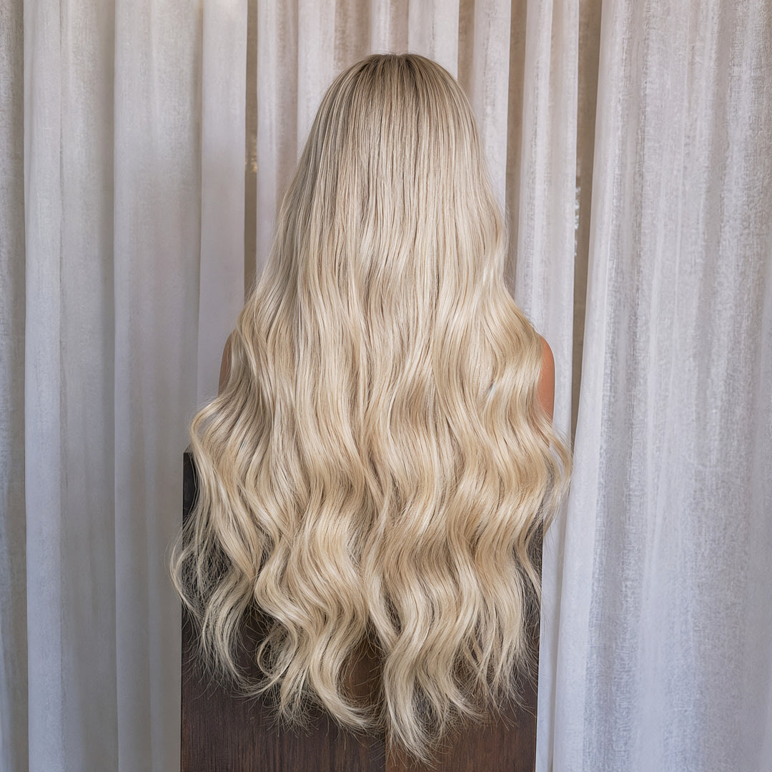 LUCIA 26 INCH - Lived In Blonde - Human Hair Wig