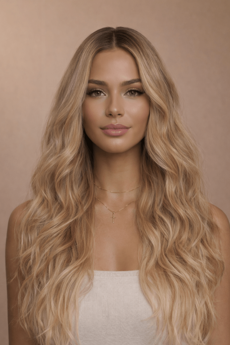MARIA - Ombre Blonde - Lace Front Wig - Milk & Honey Wigs