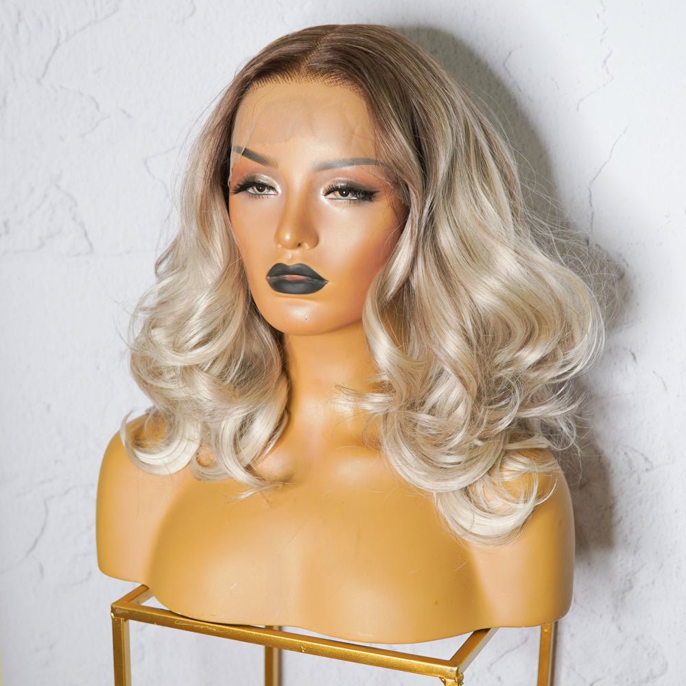 MARY JANE Ombre Blonde Lace Front Wig - Milk & Honey Wigs