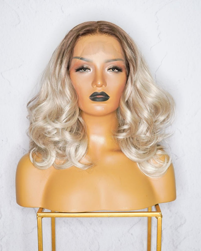 MARY JANE Ombre Blonde Lace Front Wig - Milk & Honey Wigs