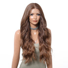 Medium Chocolate Brown Wavy 13x6 Lace Front Wig - MARKETPLACE - Milk & Honey Wigs