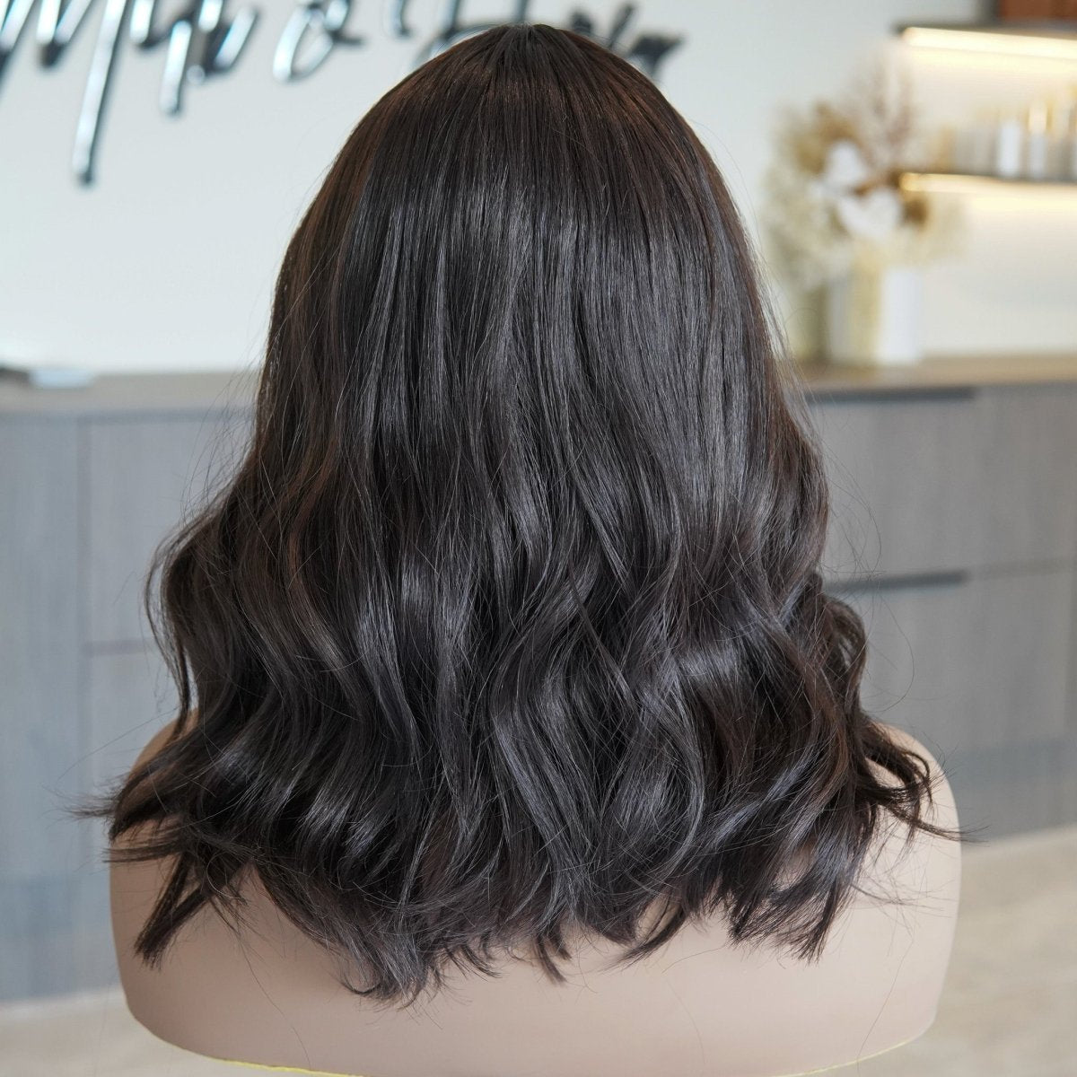 MELISSA Dark Brown Lace Front Wig - Milk & Honey Wigs