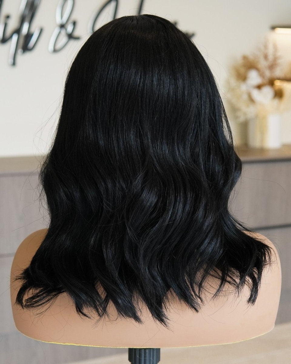 MELISSA Natural Black Lace Front Wig - Milk & Honey Wigs