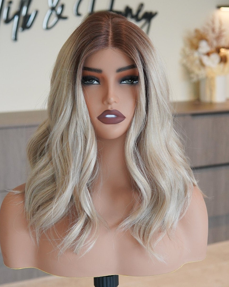 MELISSA Ombre Blonde Lace Front Wig - Milk & Honey Wigs