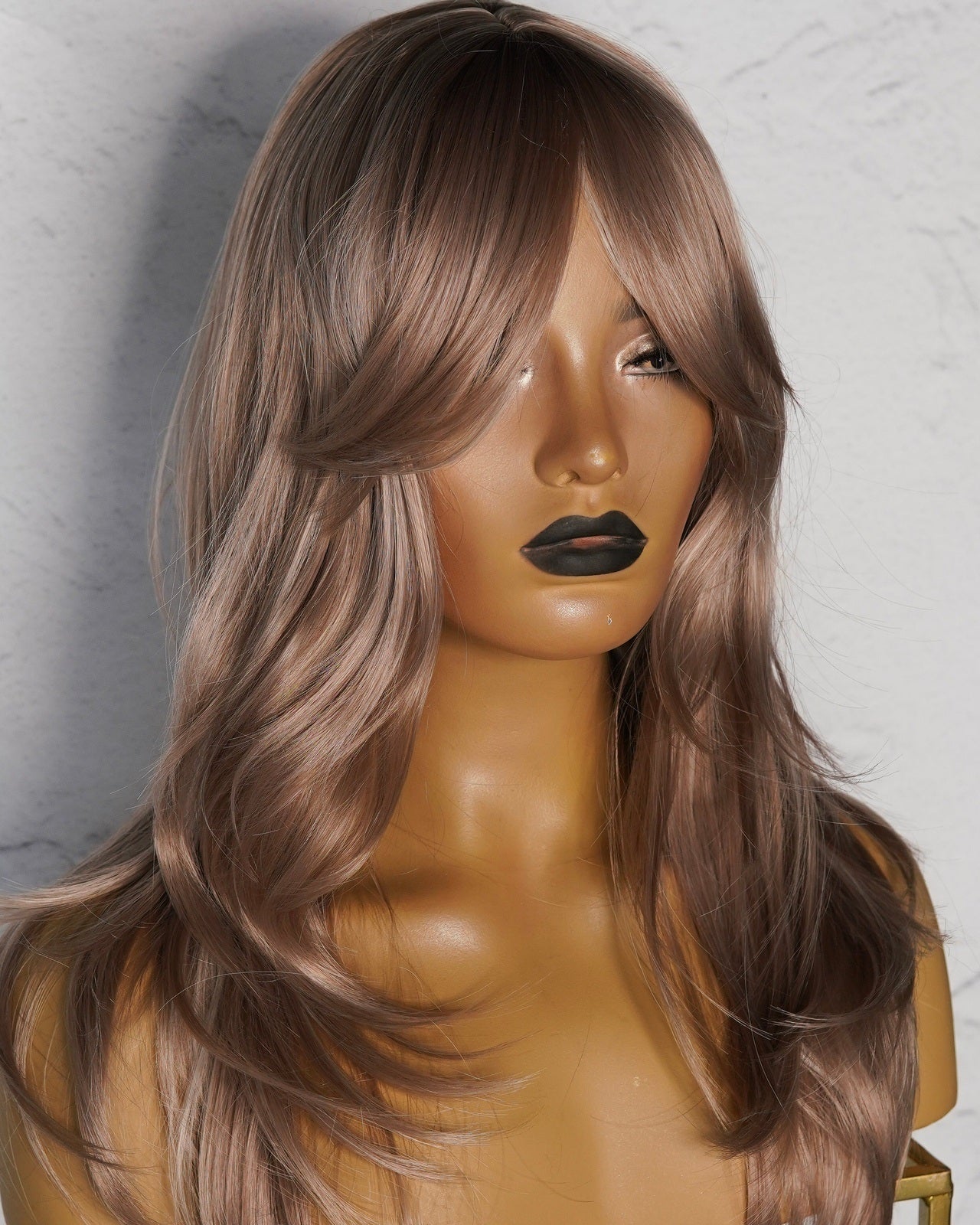 MELODY Caramel Fringe Wig - Milk & Honey Wigs