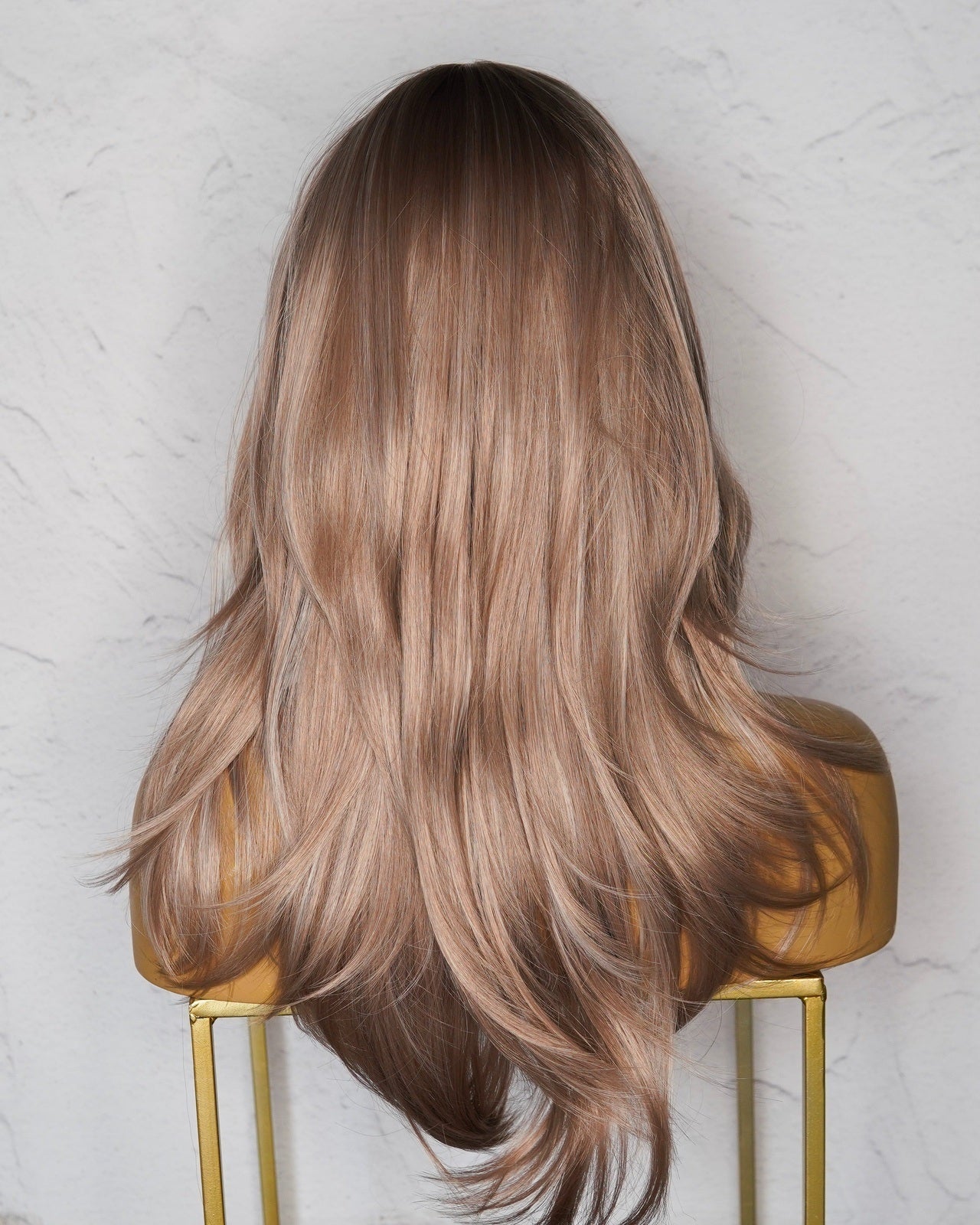 MELODY Caramel Fringe Wig - Milk & Honey Wigs