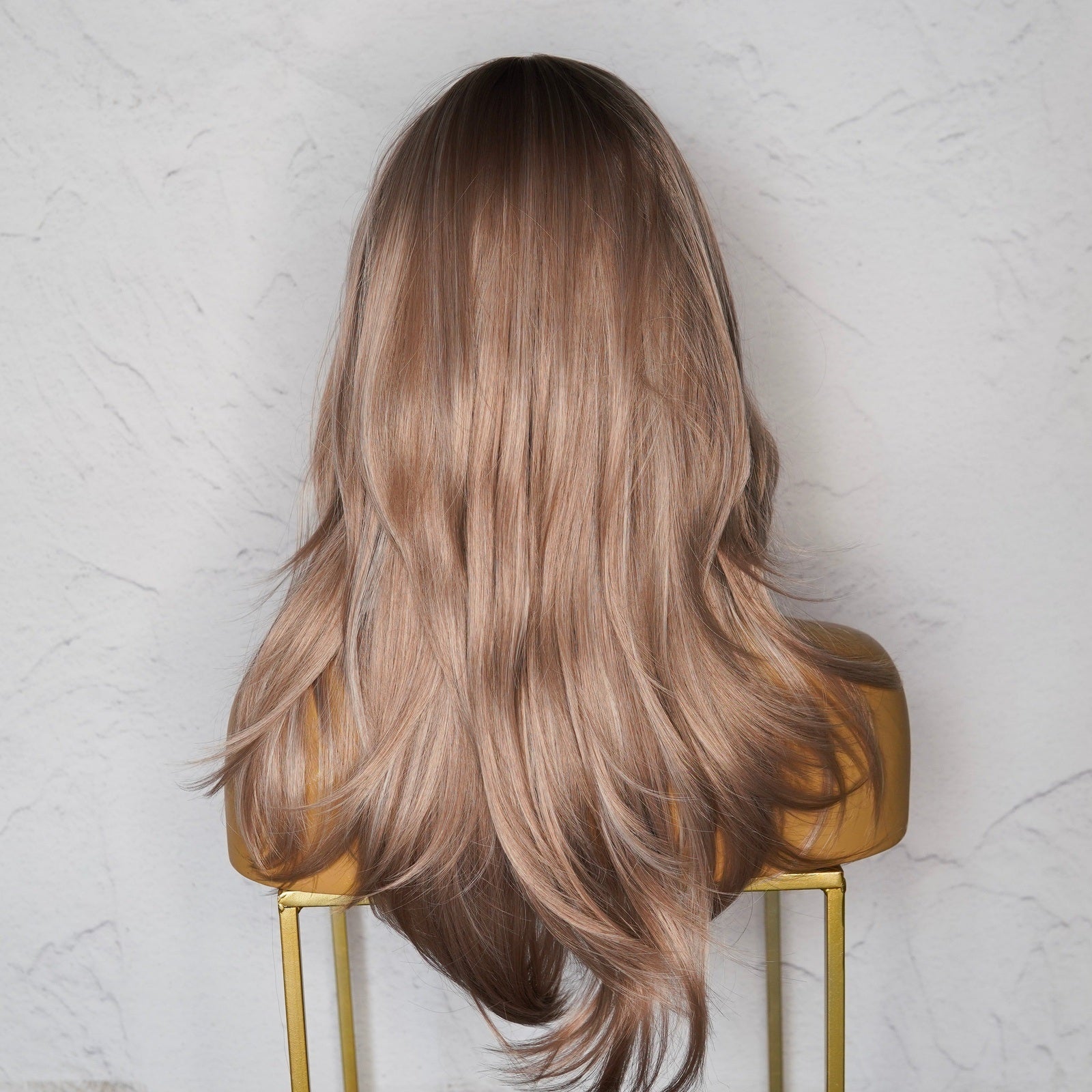 MELODY Caramel Fringe Wig - Milk & Honey Wigs