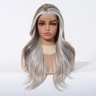 Miixed Salt & Pepper Grey 13x6 Lace Front Wig - MARKETPLACE - Milk & Honey Wigs