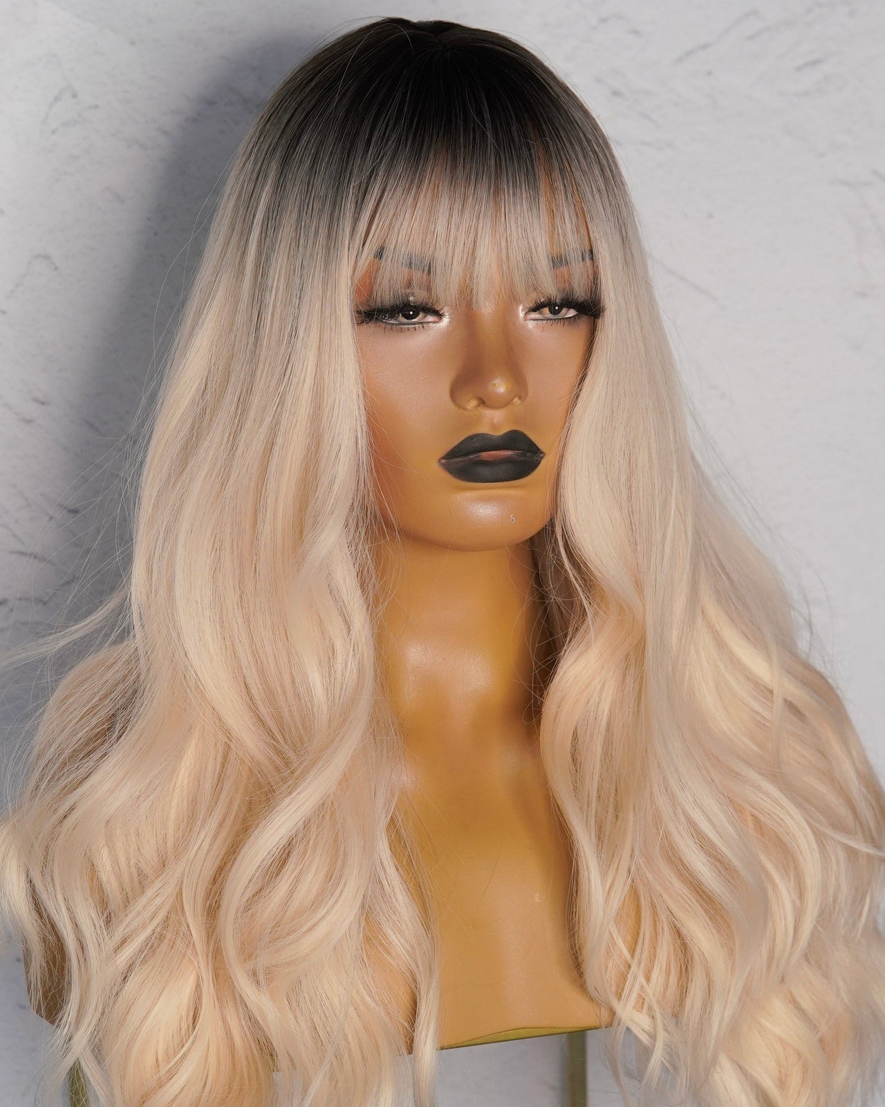 MILAH Blonde Ombre Fringe Wig - Milk & Honey Wigs