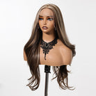 Mixed Brown Dark Ombre 13x6 Lace Front Wig - MARKETPLACE - Milk & Honey Wigs