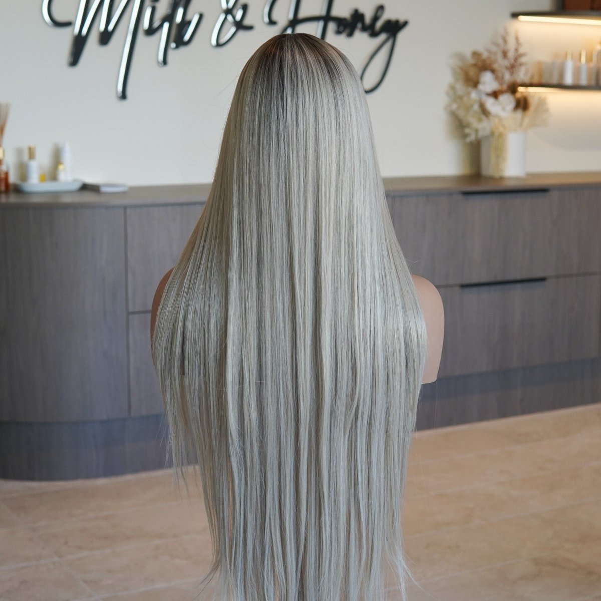 MONTANA Ombre Caramel Fringe Wig - Milk & Honey Wigs