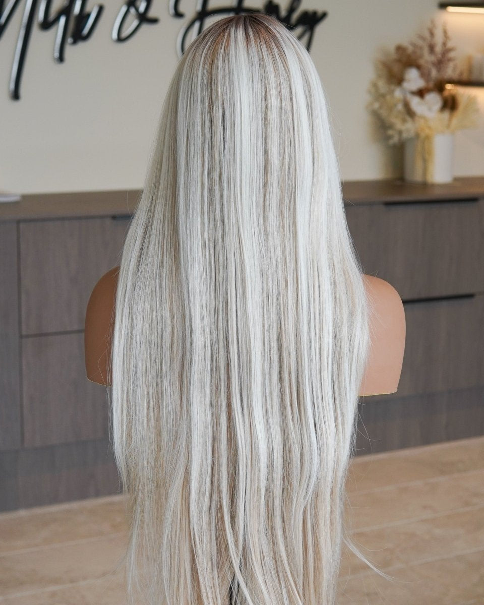 MONTANA Ombre Caramel Fringe Wig - Milk & Honey Wigs